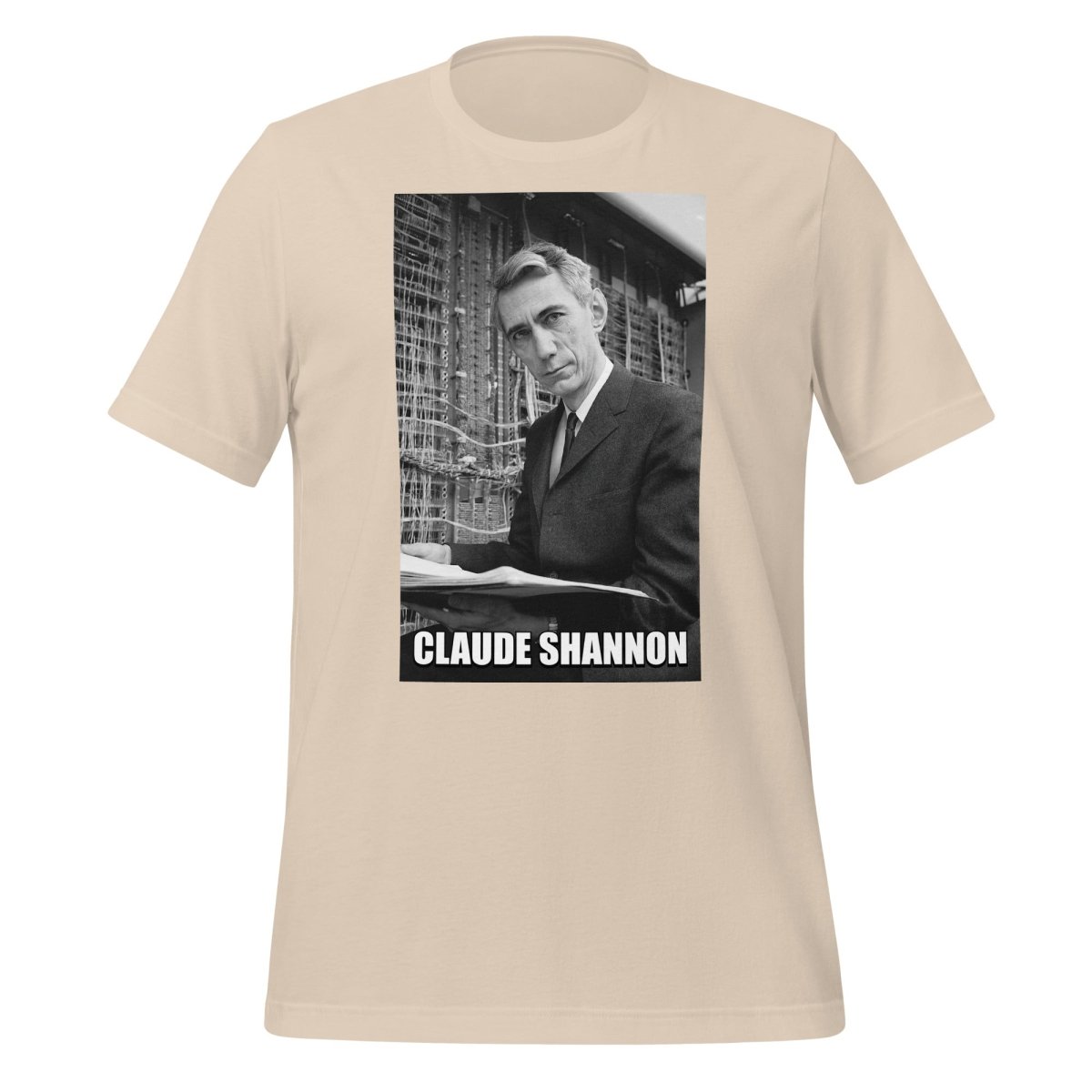 Claude Shannon Forever T-Shirt (unisex) - Soft Cream - AI Store