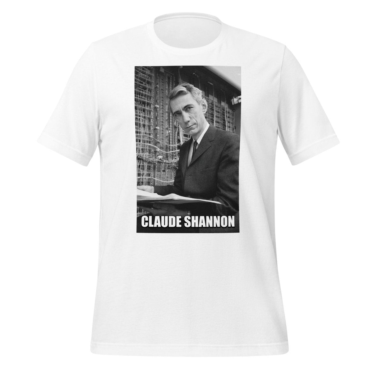 Claude Shannon Forever T-Shirt (unisex) - White - AI Store