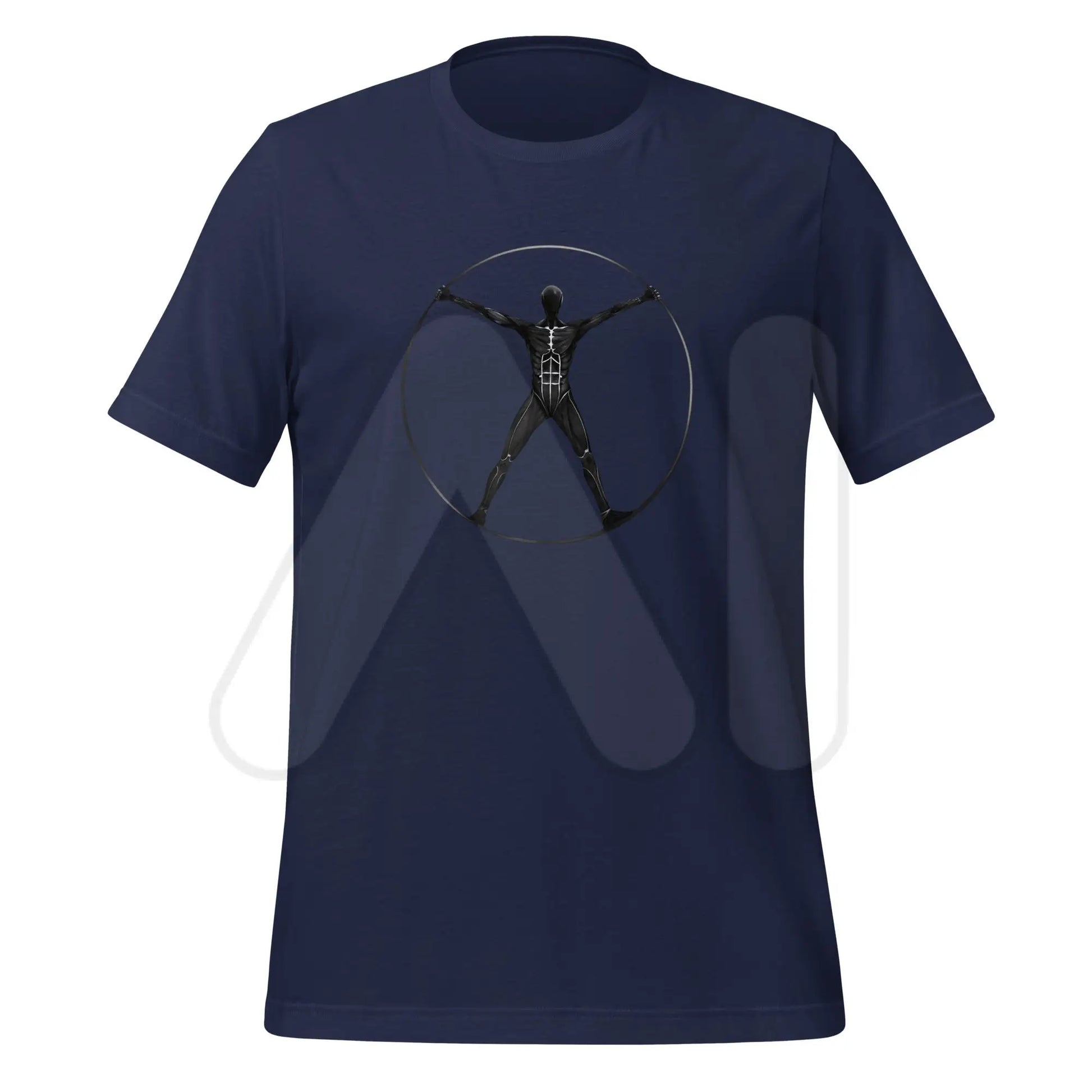 Clone Robotics Vitruvian Man T-Shirt (unisex) - Navy / M