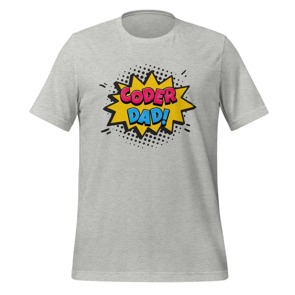 CODER DAD! T-Shirt (unisex) - Athletic Heather / M