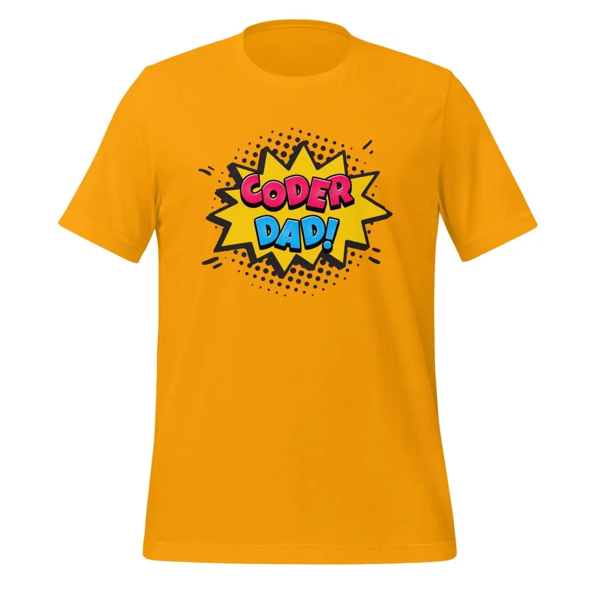 CODER DAD! T-Shirt (unisex) - Gold / M