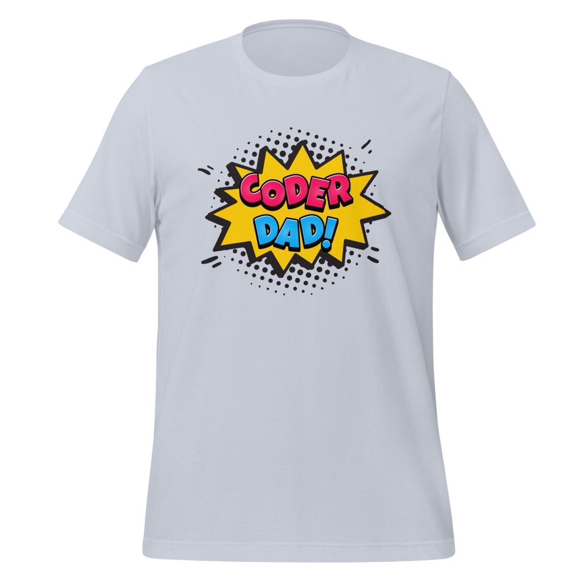 CODER DAD! T-Shirt (unisex) - Light Blue - AI Store