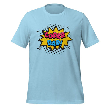 CODER DAD! T-Shirt (unisex) - Ocean Blue - AI Store