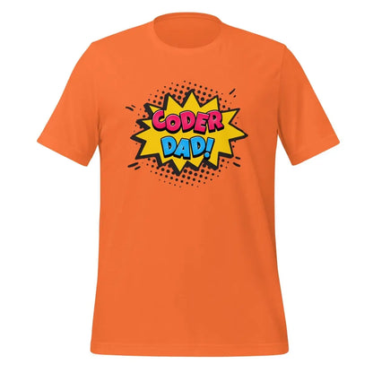 CODER DAD! T-Shirt (unisex) - Orange / M