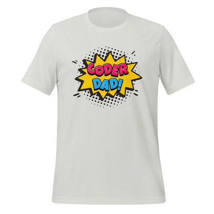 CODER DAD! T-Shirt (unisex) - Silver / M