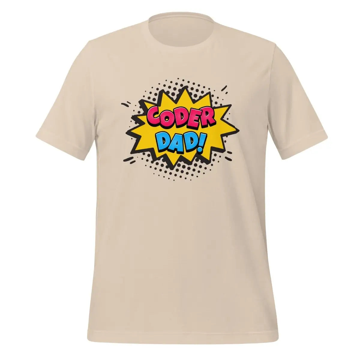 CODER DAD! T-Shirt (unisex) - Soft Cream / M