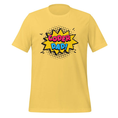 CODER DAD! T-Shirt (unisex) - Yellow - AI Store