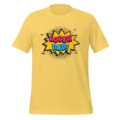 CODER DAD! T-Shirt (unisex) - Yellow / M