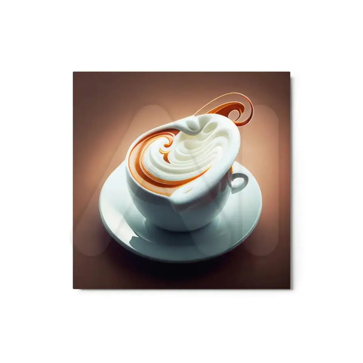 Coffee Metal Print - 12″×12″