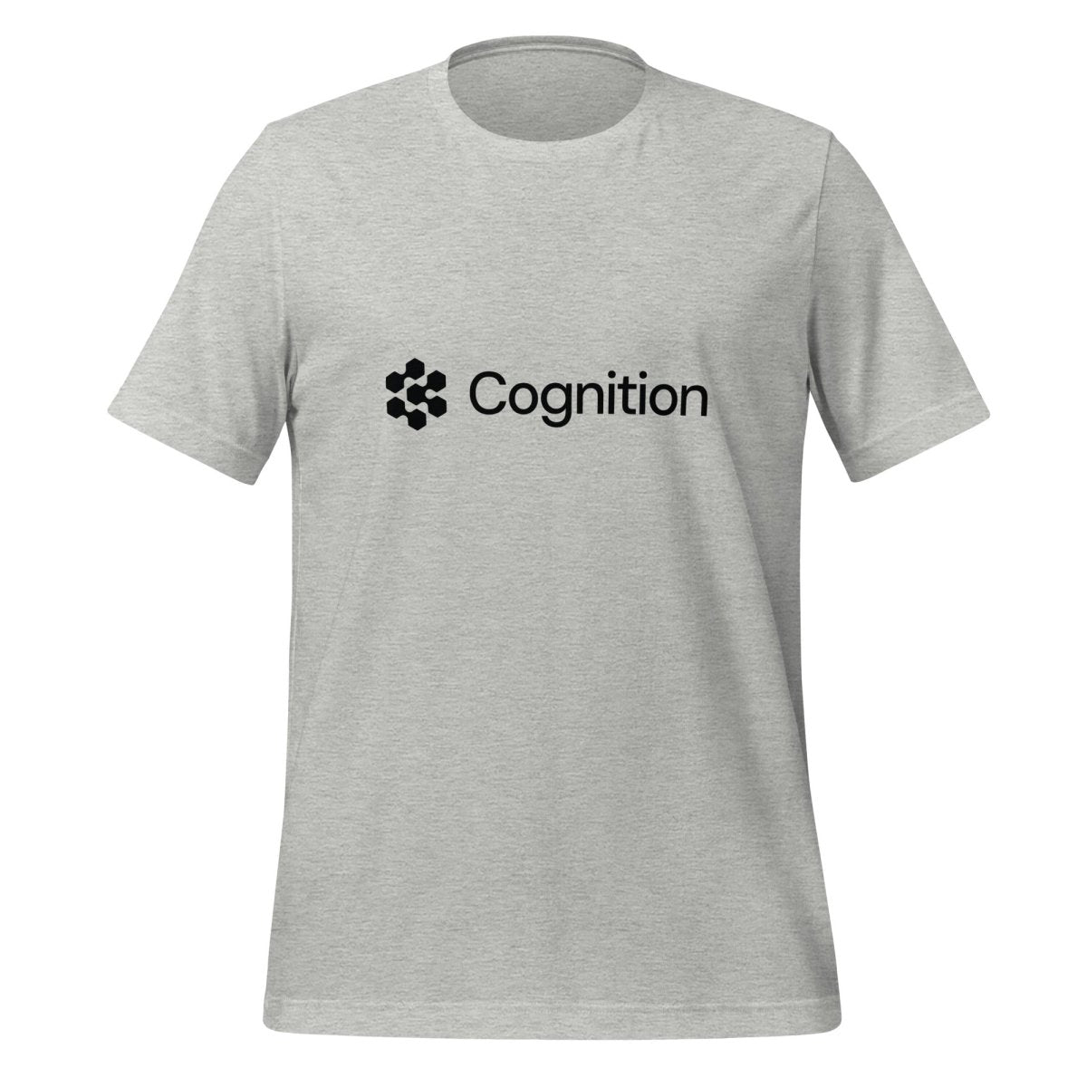 Cognition AI Labs Black Logo T - Shirt (unisex) - Athletic Heather - AI Store