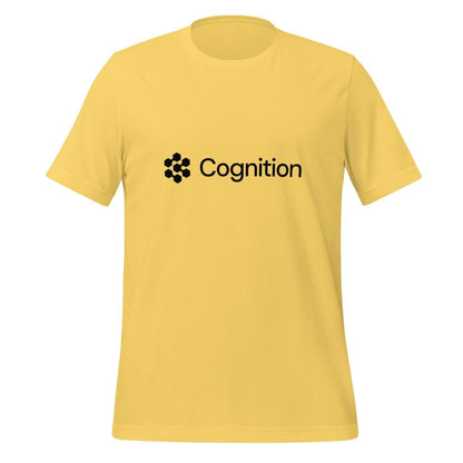Cognition AI Labs Black Logo T - Shirt (unisex) - Yellow - AI Store