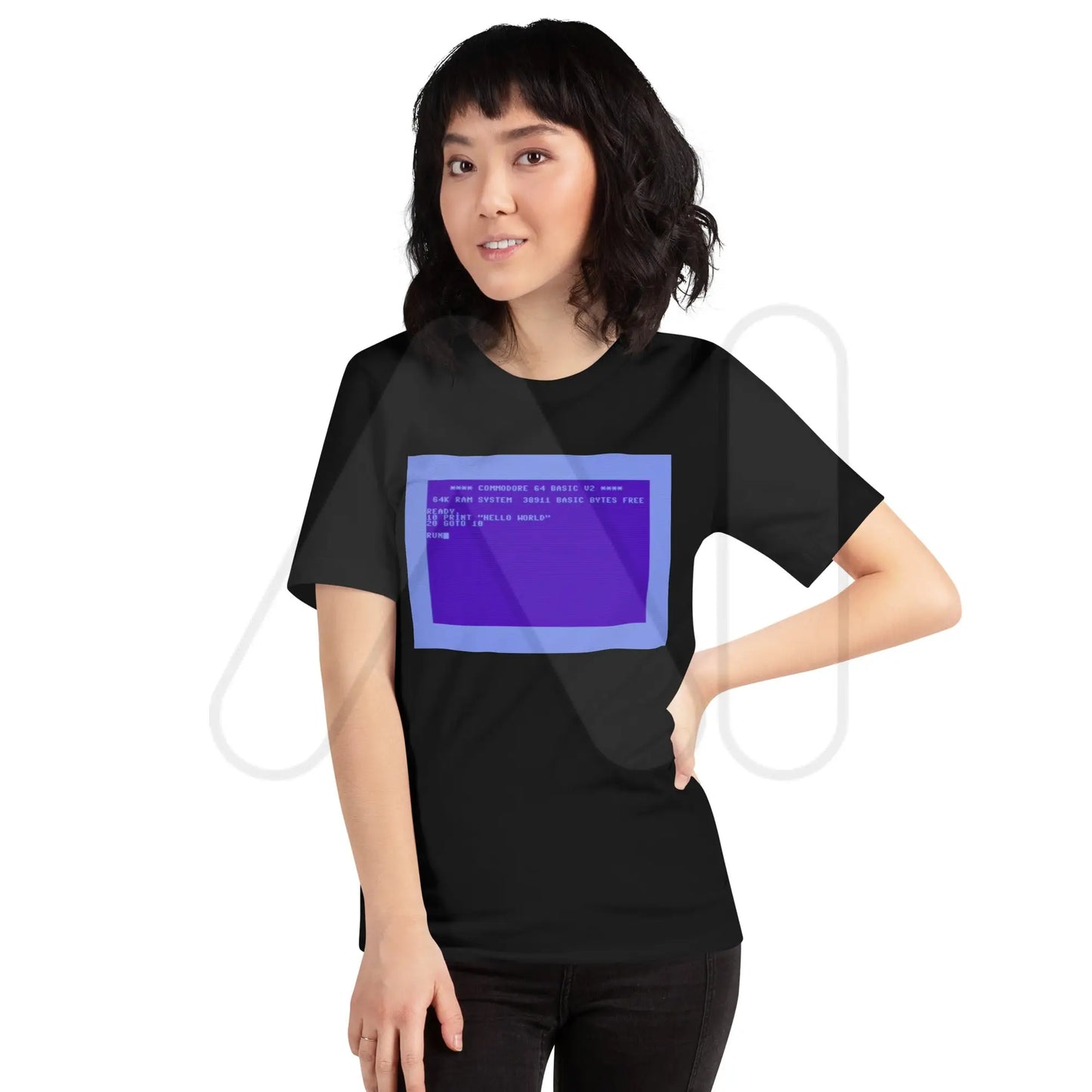 Commodore 64 Hello World T-Shirt (unisex)