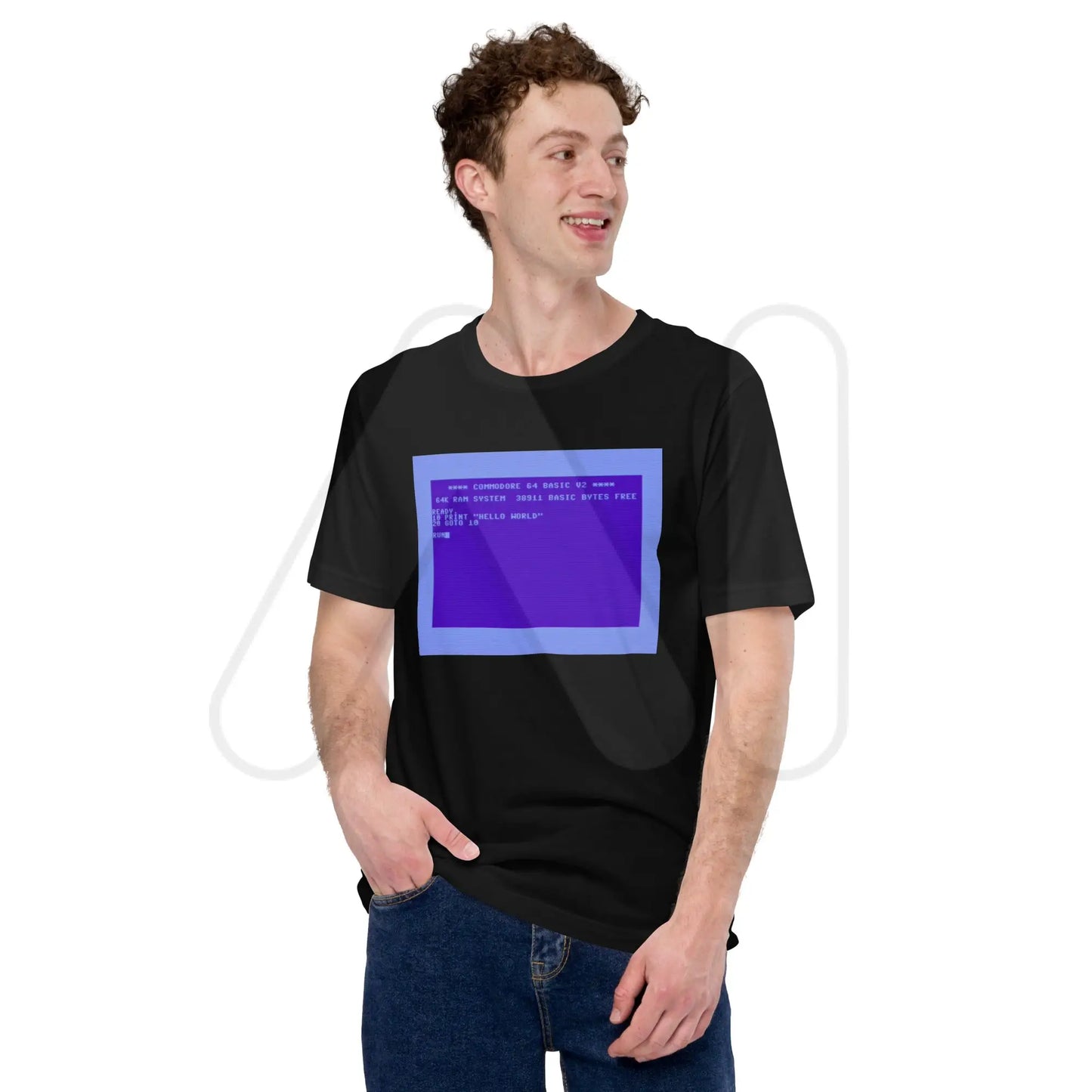 Commodore 64 Hello World T-Shirt (unisex)