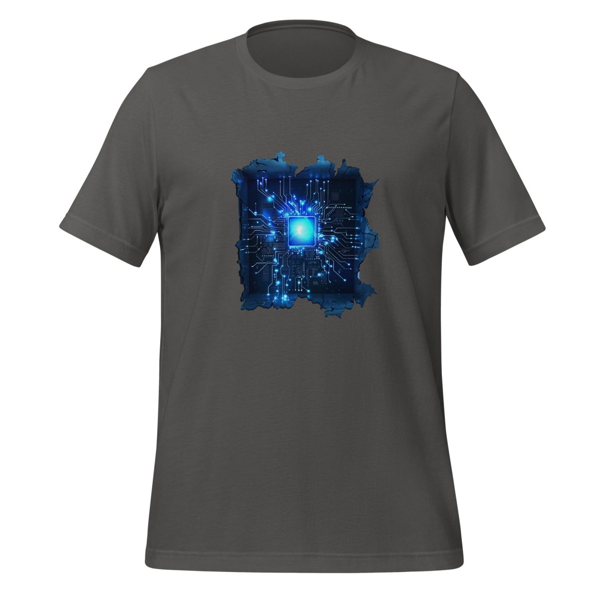 CPU Heart T - Shirt (unisex) - Asphalt - AI Store