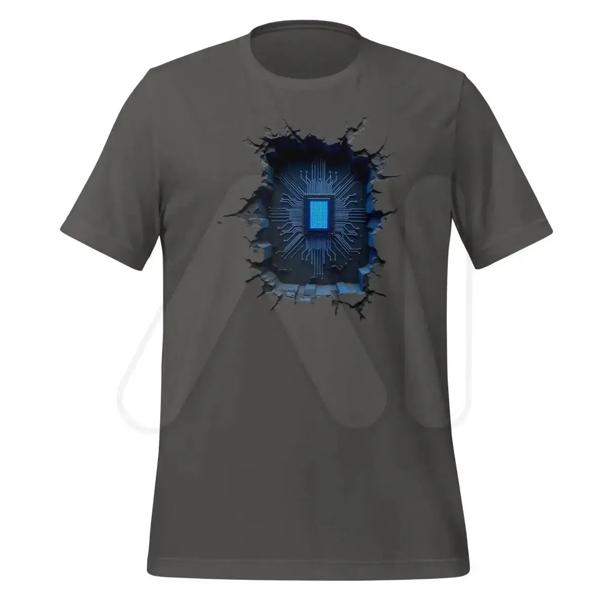 CPU Heart T-Shirt (unisex) - Asphalt / M