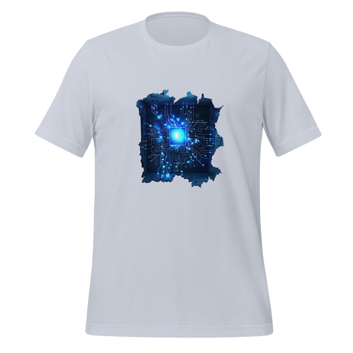 CPU Heart T - Shirt (unisex) - Light Blue - AI Store