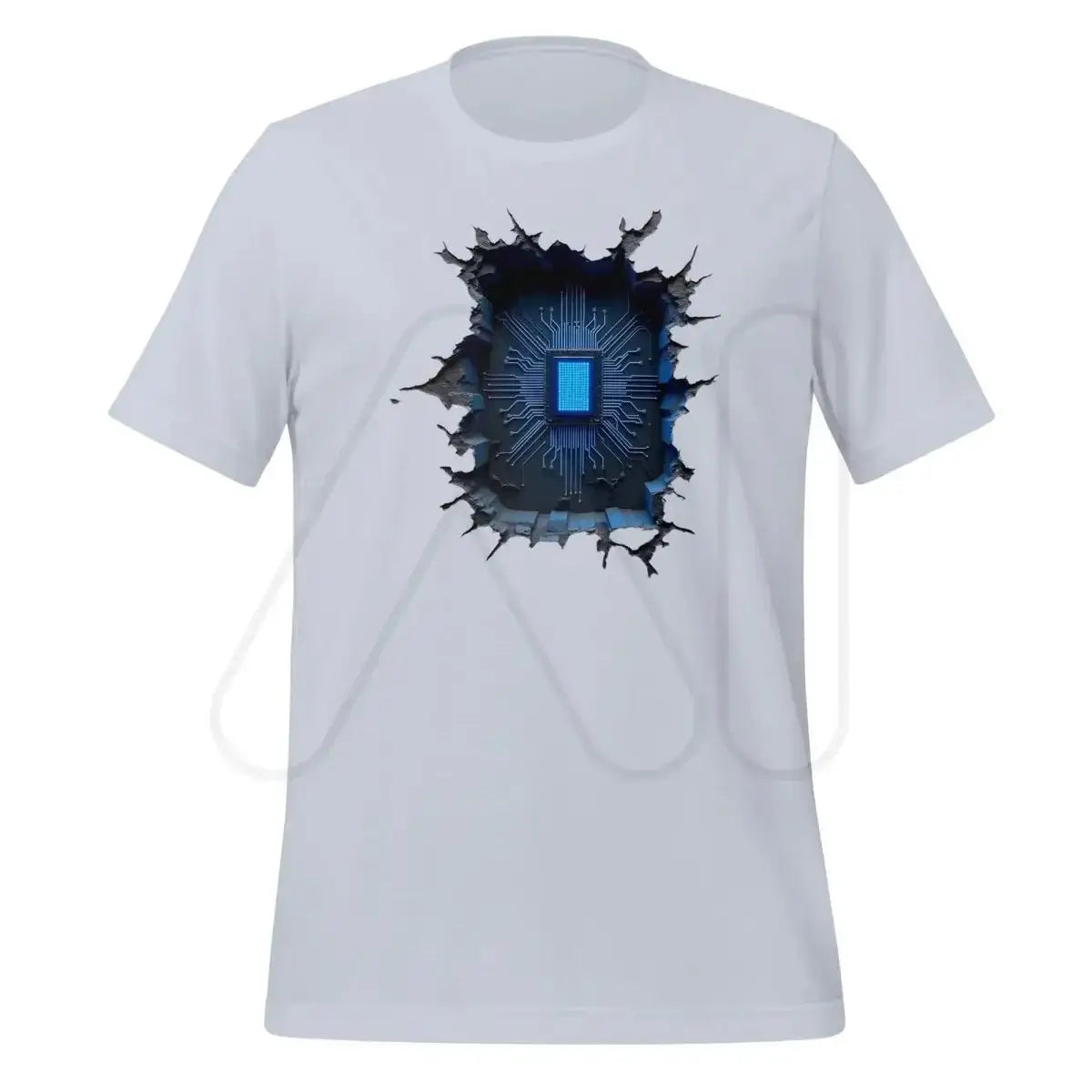 CPU Heart T-Shirt (unisex) - Light Blue / M