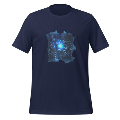 CPU Heart T - Shirt (unisex) - Navy - AI Store