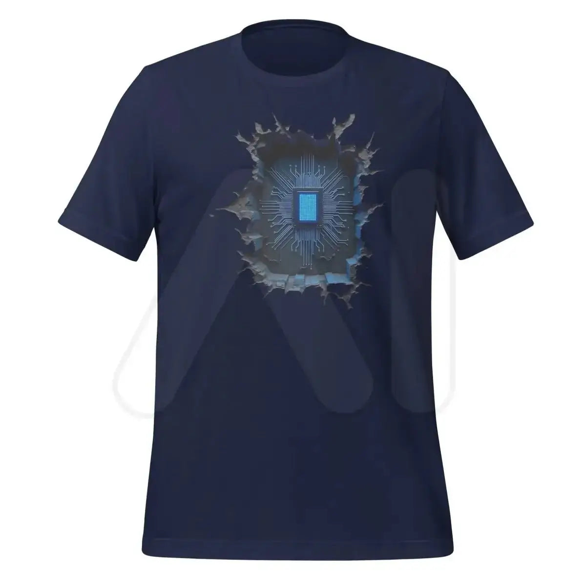 CPU Heart T-Shirt (unisex) - Navy / M