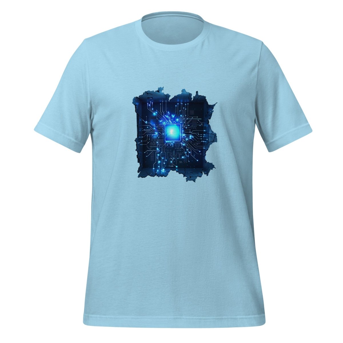 CPU Heart T - Shirt (unisex) - Ocean Blue - AI Store