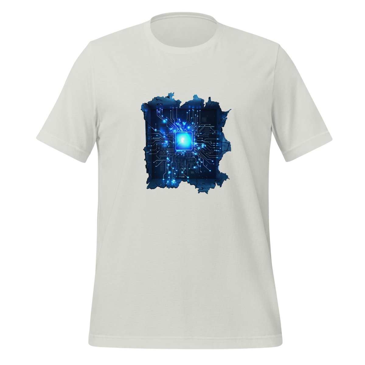 CPU Heart T - Shirt (unisex) - Silver - AI Store
