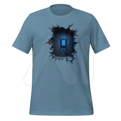 CPU Heart T-Shirt (unisex) - Steel Blue / M