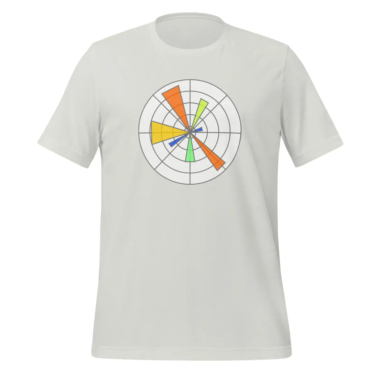 Created with Matplotlib Logo T-Shirt (unisex) - Silver / M