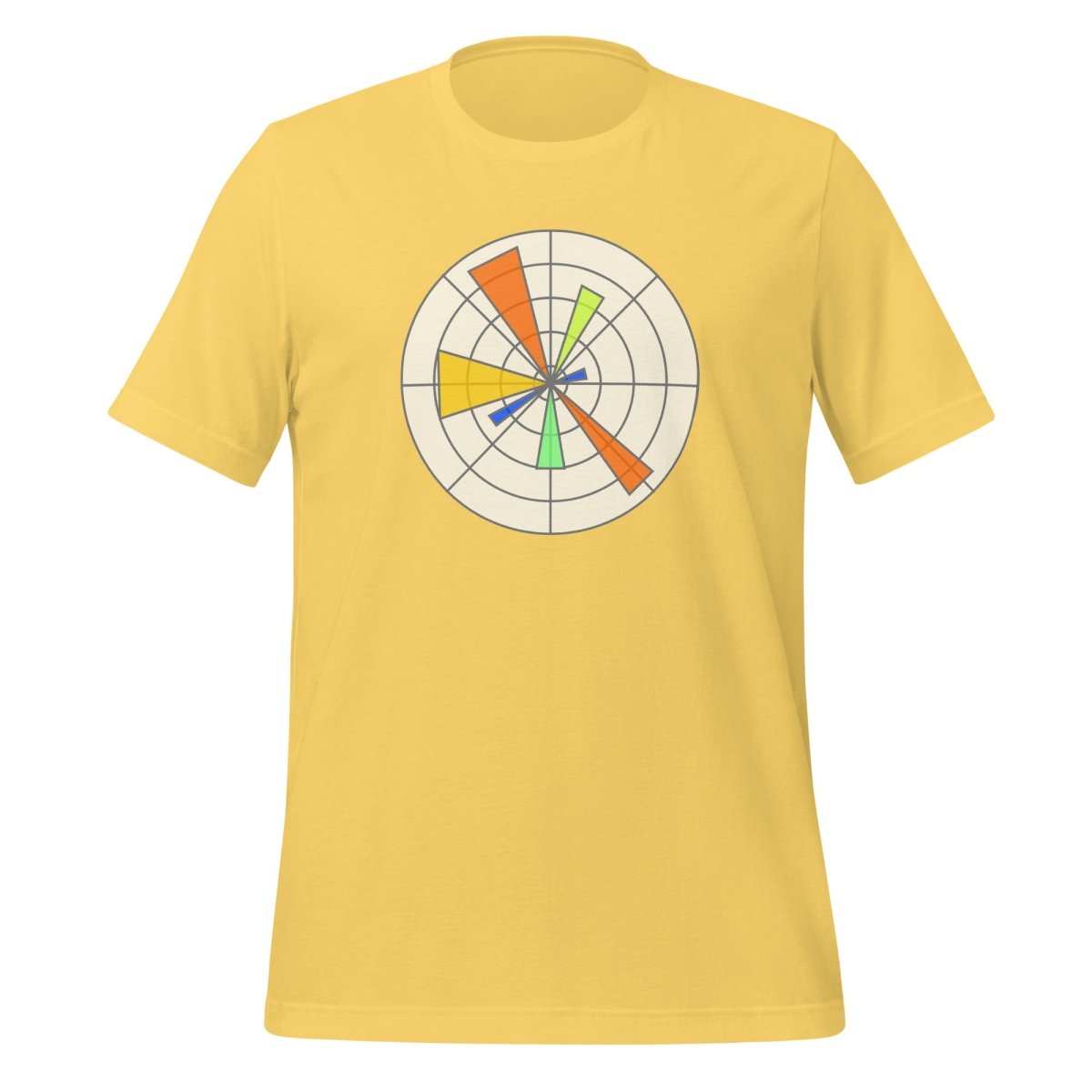 Created with Matplotlib Logo T-Shirt (unisex) - Yellow - AI Store