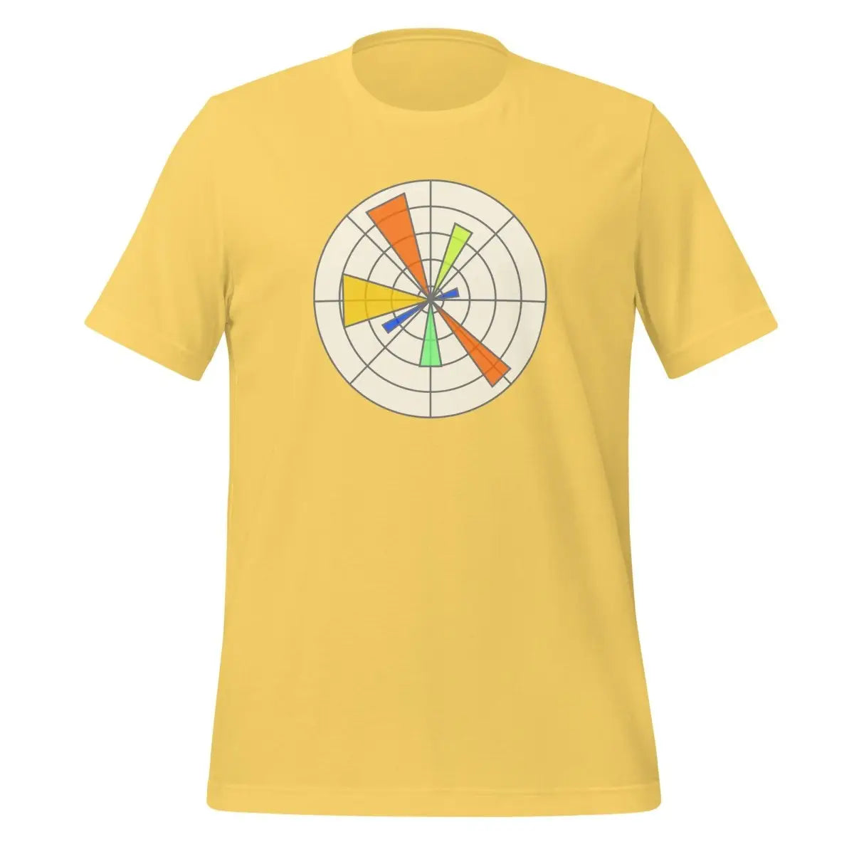 Created with Matplotlib Logo T-Shirt (unisex) - Yellow / M