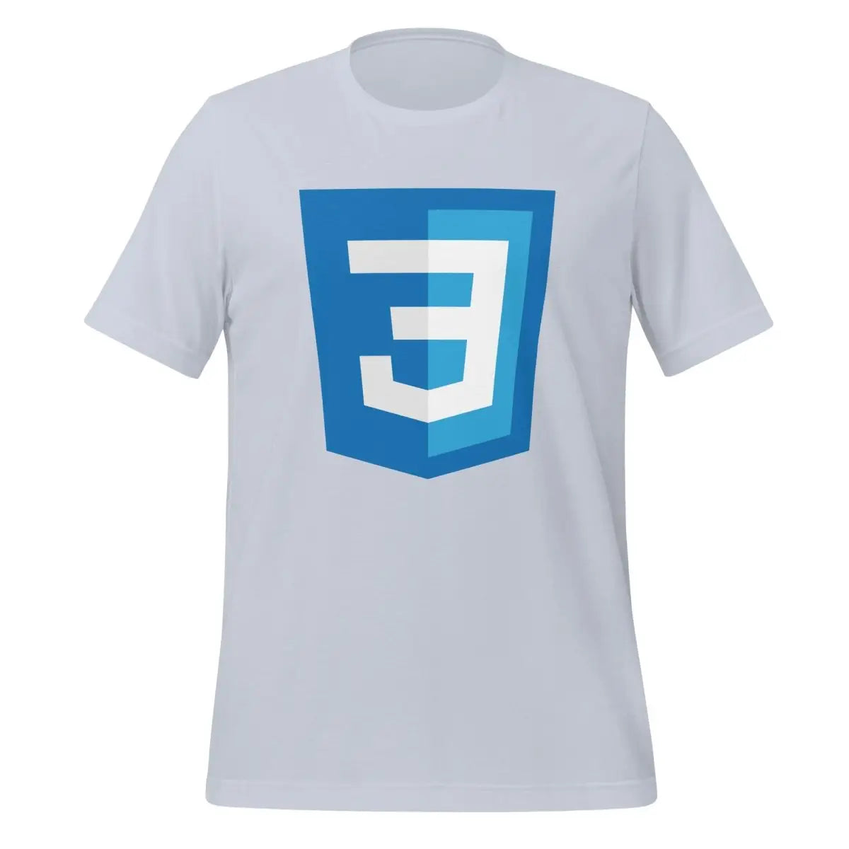 CSS3 Shield Icon T-Shirt (unisex) - Light Blue / M