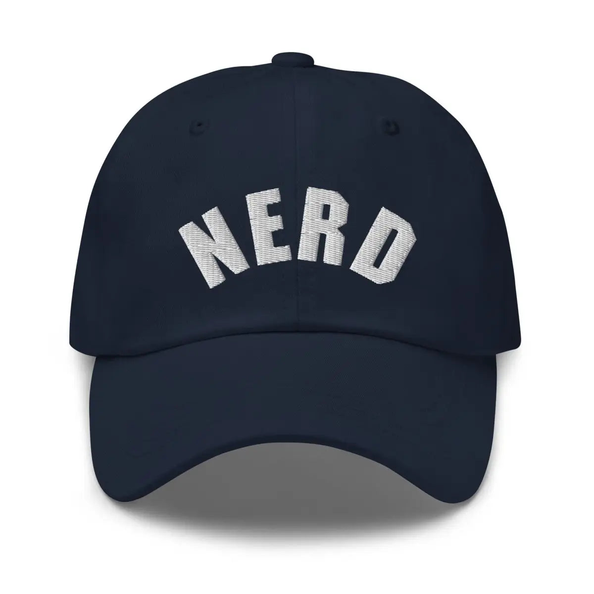 Curved Nerd Sign Cap - Navy