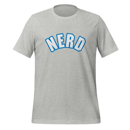 Curved Nerd Sign w/ Blue Outline T-Shirt (unisex) - Athletic Heather - AI Store