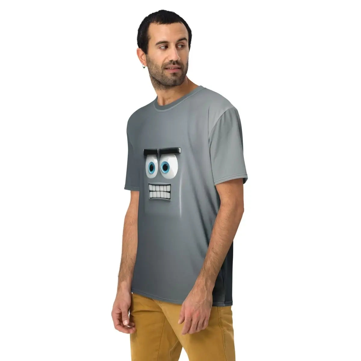 Cute Robot Face T-Shirt 1 (men)