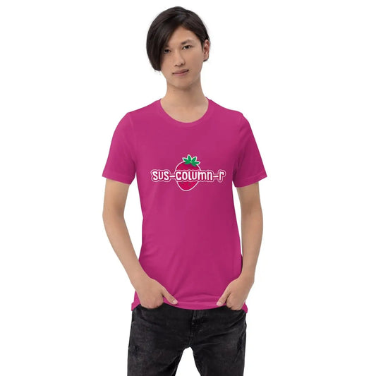 The Cute Sus-column-r Strawberry T-shirt (unisex).