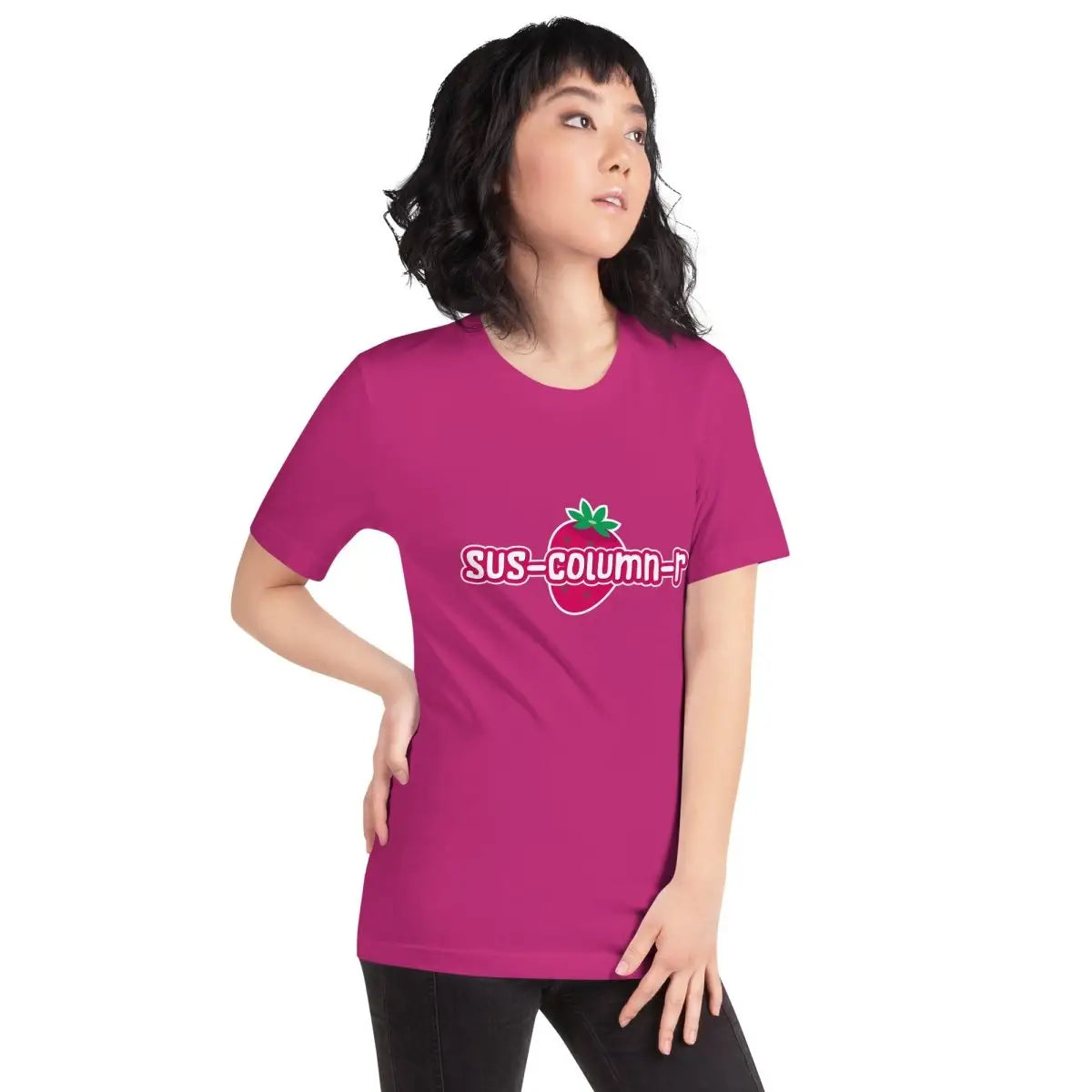 Cute sus-column-r Strawberry T-Shirt (unisex)