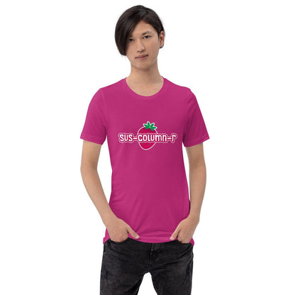 Cute sus - column - r Strawberry T-Shirt (unisex) - Berry - AI Store