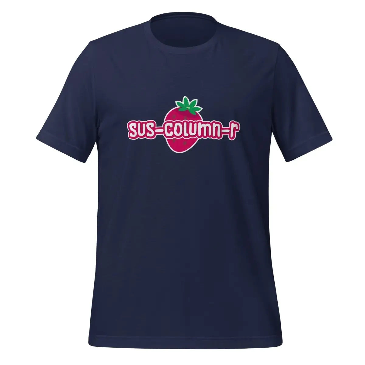 Cute sus-column-r Strawberry T-Shirt (unisex) - Navy / M