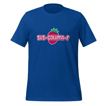 Cute sus-column-r Strawberry T-Shirt (unisex) - True Royal / M