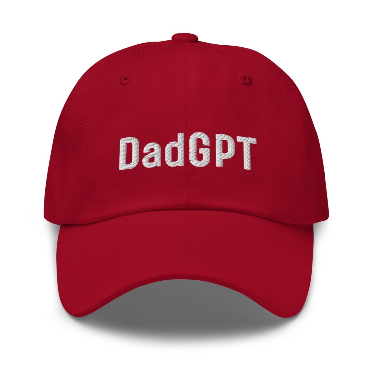 DadGPT Embroidered Cap 2.1 - Cranberry - AI Store