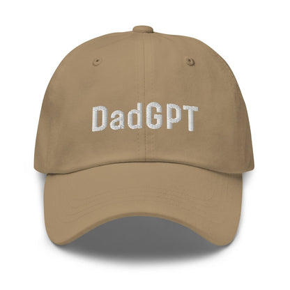 DadGPT Embroidered Cap 2.1 - Khaki - AI Store