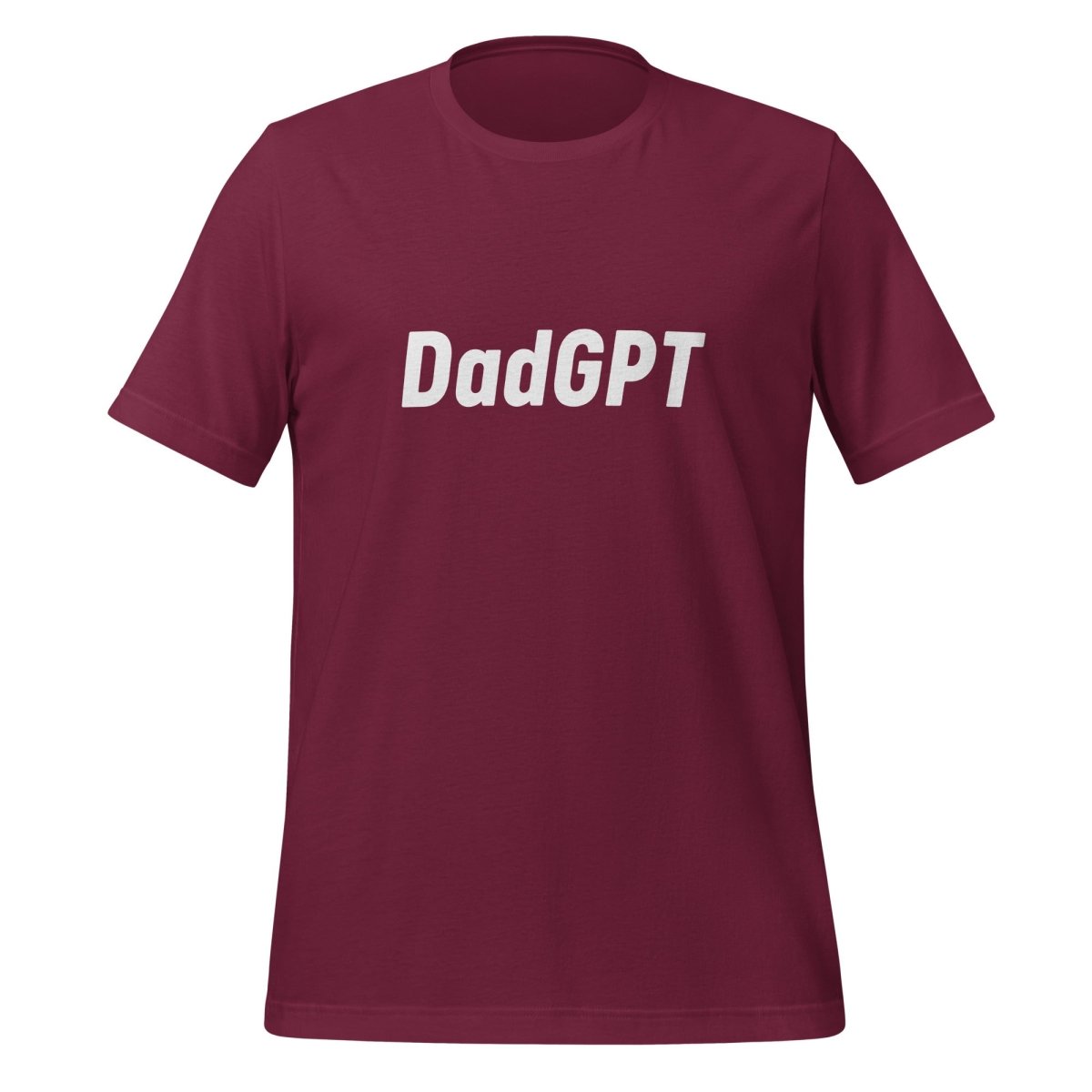 DadGPT T-Shirt 6.1 (unisex) - Maroon - AI Store