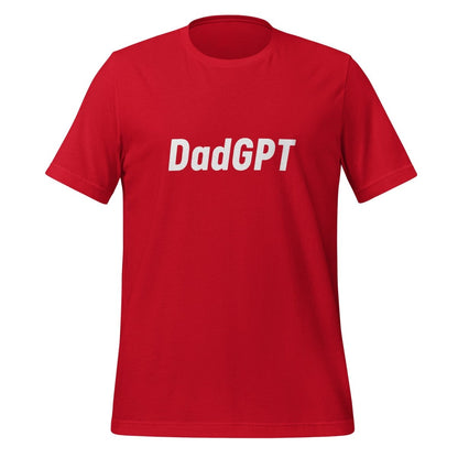 DadGPT T-Shirt 6.1 (unisex) - Red - AI Store