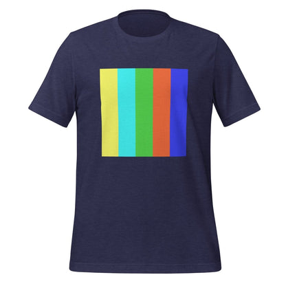 DALL - E 2 Square Watermark T - Shirt (unisex) - Heather Midnight Navy - AI Store