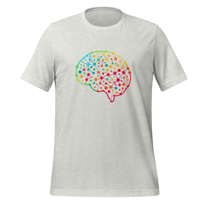 DALL - E Neural Network Brain T - Shirt (unisex) - Ash - AI Store