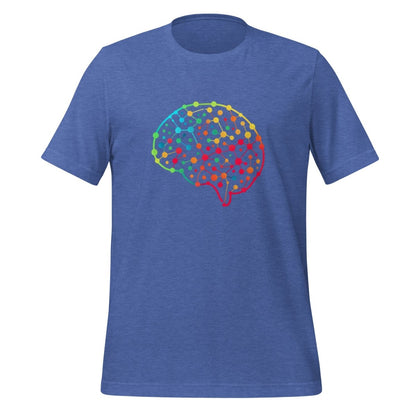 DALL - E Neural Network Brain T - Shirt (unisex) - Heather True Royal - AI Store