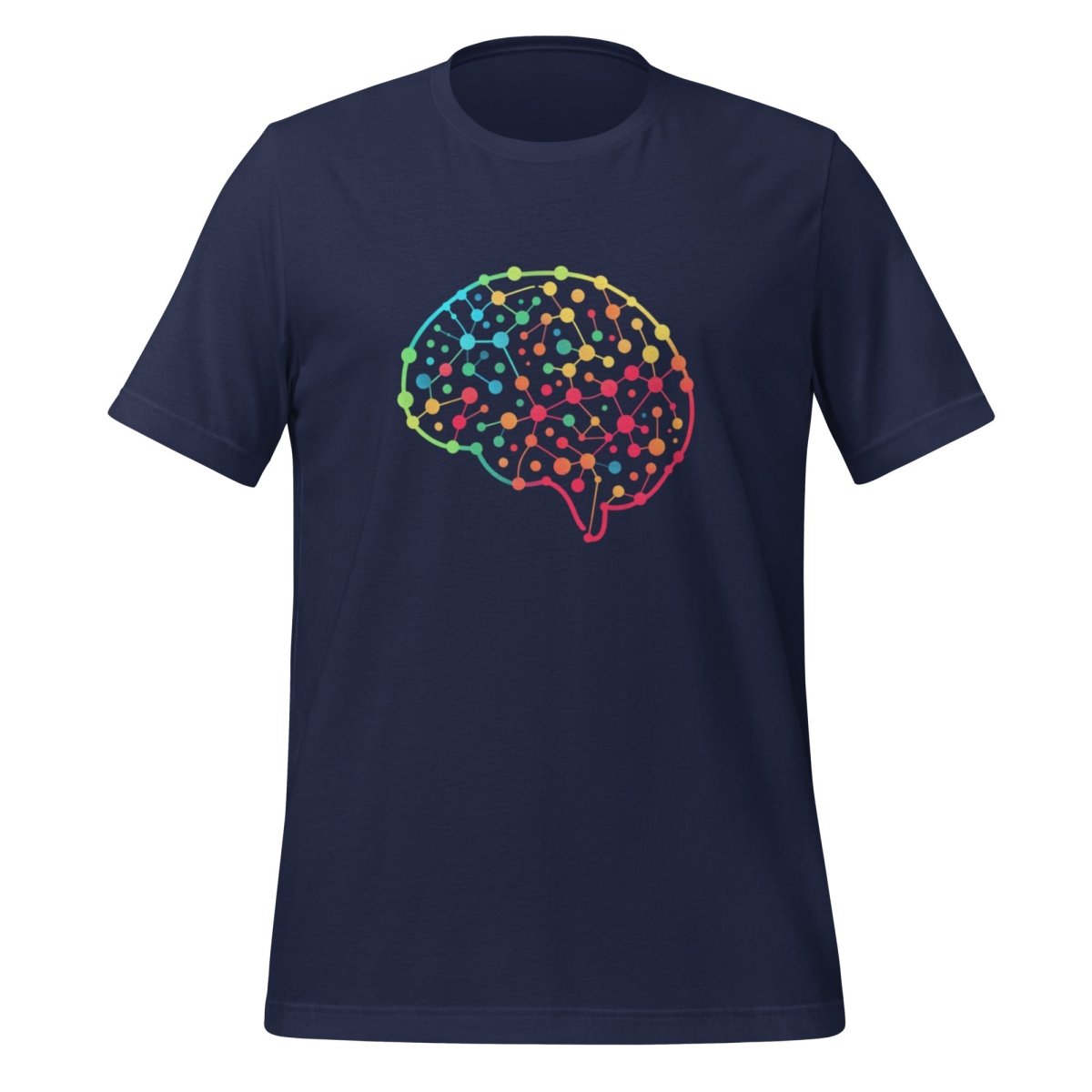 DALL - E Neural Network Brain T - Shirt (unisex) - Navy - AI Store