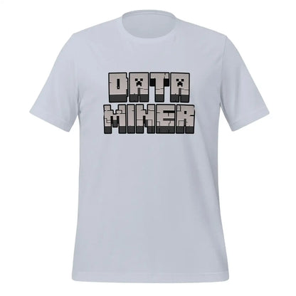 The Data Miner T-shirt (unisex) Light Blue / m.