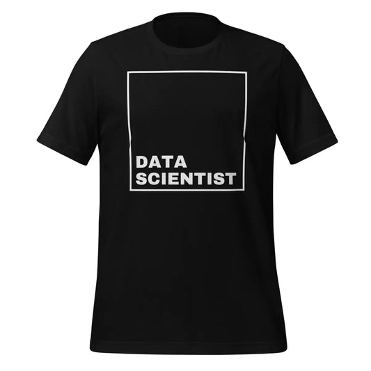 The Data Scientist T-shirt 2 (unisex) Black / m.