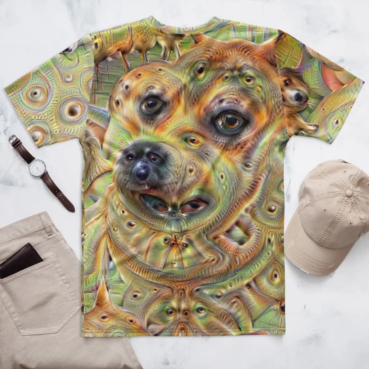 Deep Dream Dogs T-Shirt (men)