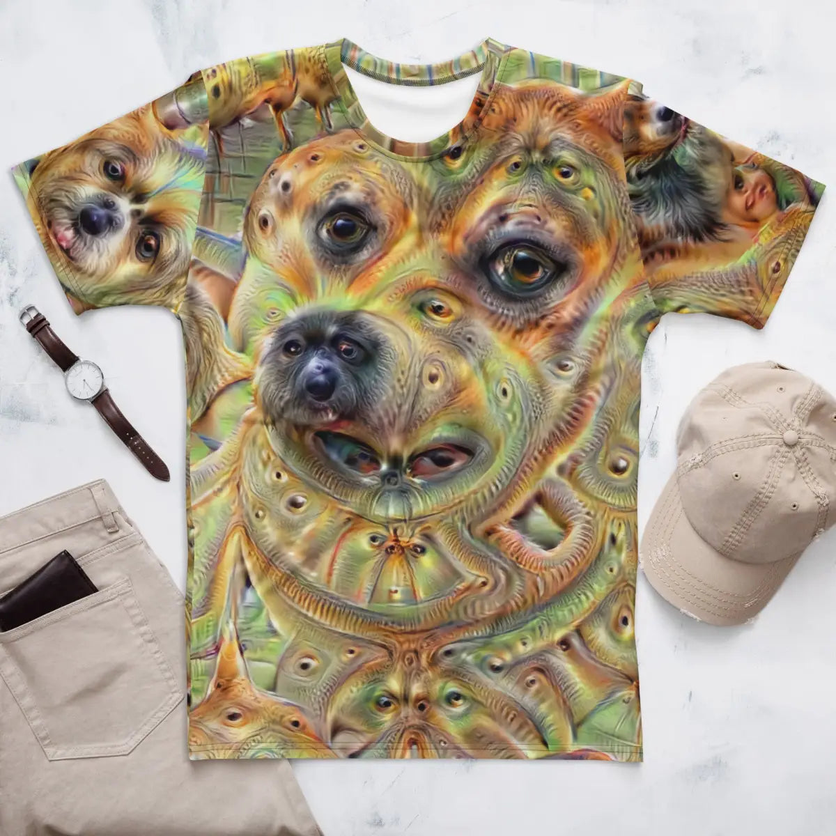 Deep Dream Dogs T-Shirt (men)